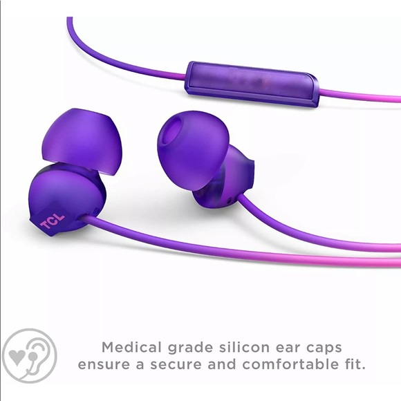 NWT TLC SOCL Sunrise Purple In-ear Headphones - Picture 11 of 13